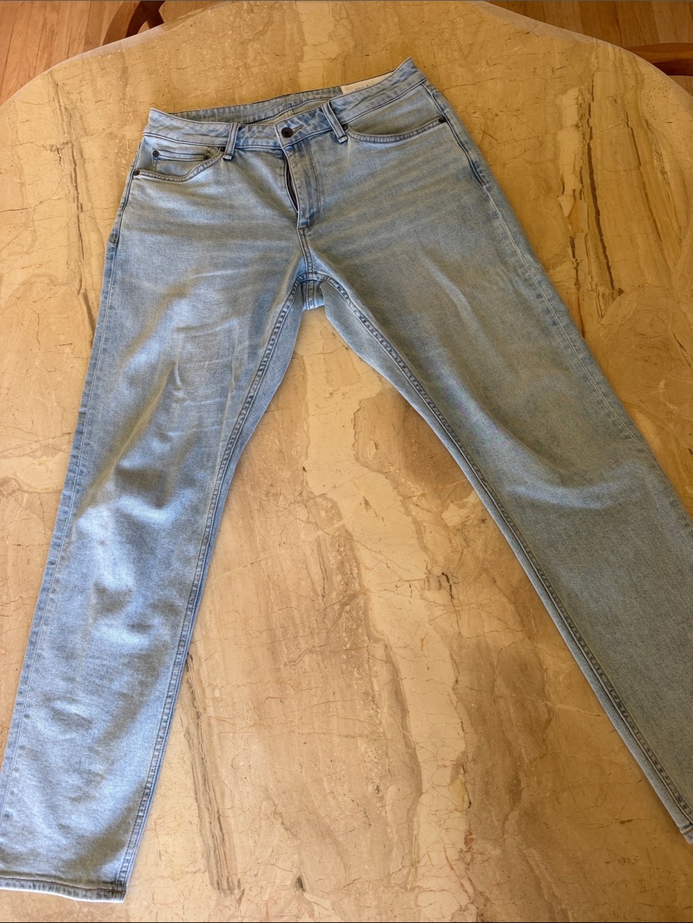 rag & bone Slim Straight Light Blue Men's Jeans